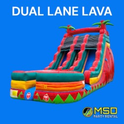 18FT DUAL LANE WATER SLIDE