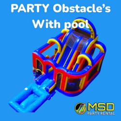 PARTY OBSTACLES WITH POOL