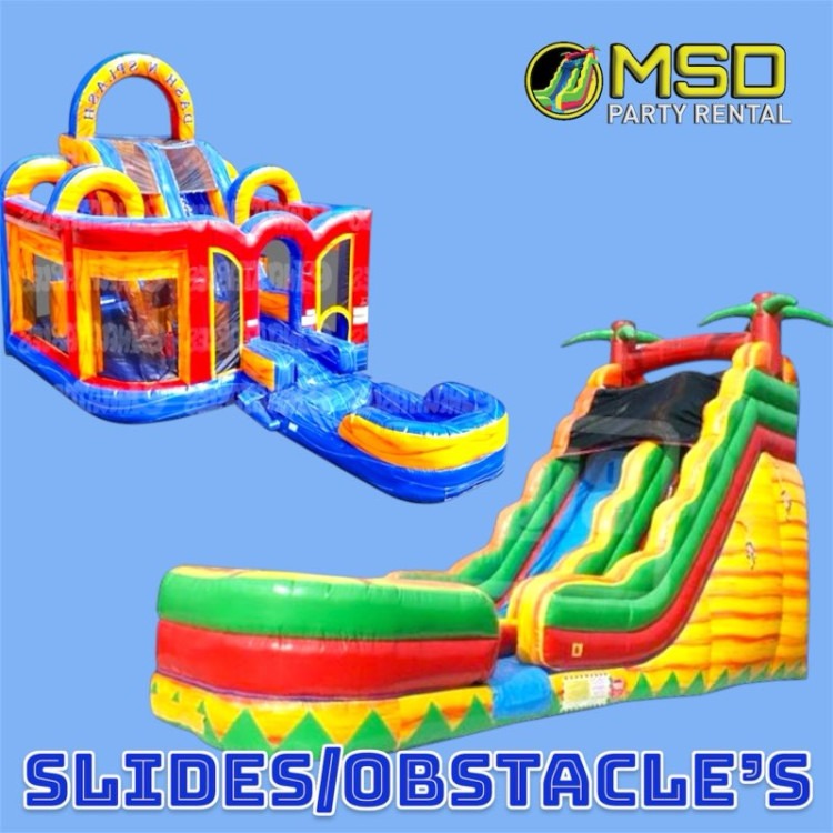 Water Slides/Obstacle Course Rentals