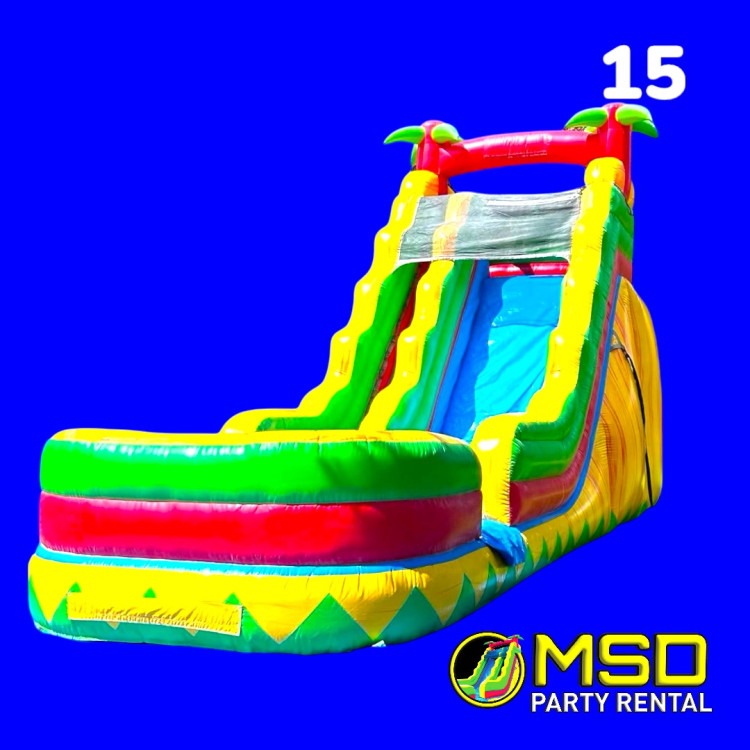 19 FT VOLCANO WATER SLIDE
