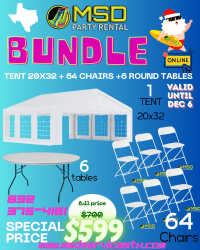 BUNDLE 20X32 64 CHAIRS